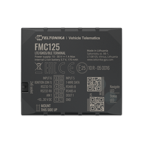 Prox GPS Teltonika fmc125 au Maroc